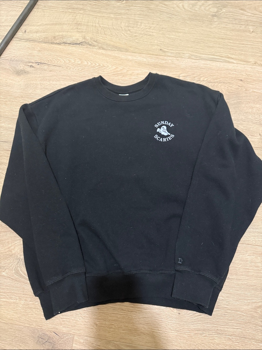 Black 'Sunday Scaries' Crewneck Sweatshirt - women’s